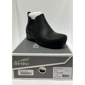 Dansko Womens Frankie Black Chelsea Boots EUR 42 (4542643)